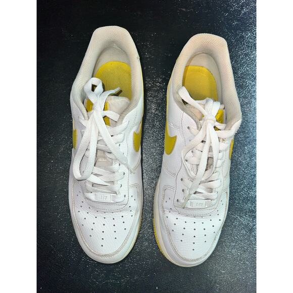 Nike Air Force White and Saturn - size 10 - Picture 4 of 10